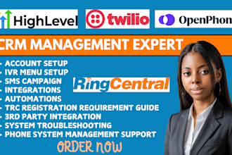 a2p 10dlc registration on gohighlevel twillo bulk sms ivr ringcentral openphone