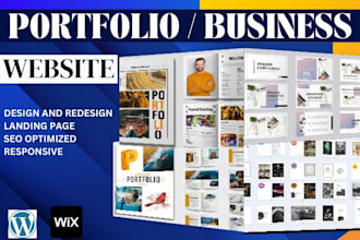 do personal portfolio website business with wordpress