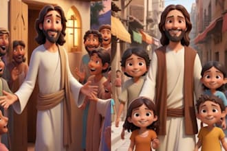 write children bible story kid short story edit children book short bible story