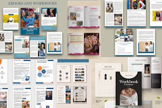 create fillable PDF book design, journal, workbook, lead magnet, interactive pdf