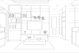 custom home and bedroom interior coloring pages designs