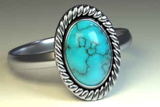 do realistic 3d jewelry