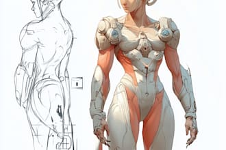 do star wars, game character or sci fi game character art
