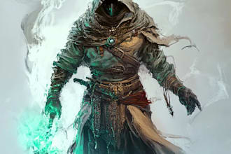 make a dnd character art and dnd character art