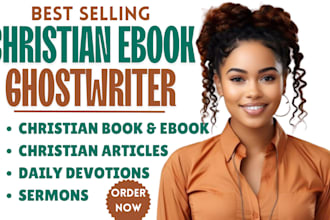 christian ebook ghostwriter,christianity ebook writing,devotional christian book
