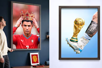 design a custom printable wall art