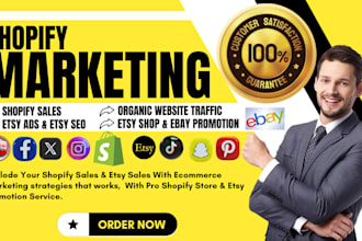 do ecommerce marketing shopify marketing to boost shopify sales and etsy sales