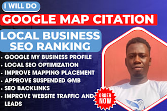fix google my business, setup map citation, local business SEO for gmb ranking