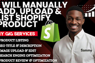 do manually shopify product listing, shopify product upload, add shopify product