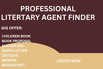 find top  active literary agent and secure publish deals for your book and ebook