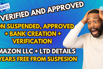create amazon seller account bank setup amazon creation, verification amazon llc