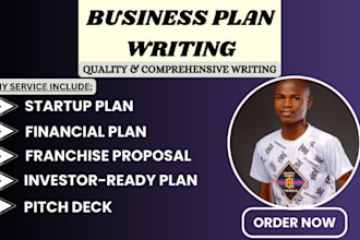 do investor ready business plan financial plan pitch deck for sba, startups