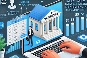 provide daily courthouse records for real estate leads
