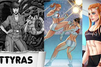 draw scripted nsfw comics, professional manga, romance cover pages, comic strip