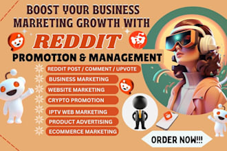 do reddit post management ecommerce business website ai app iptv crypto product