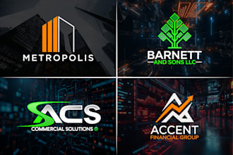make modern minimalist stunning business logo design