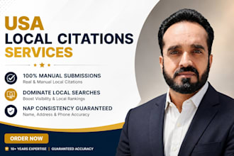 build USA local citations for google maps and local SEO