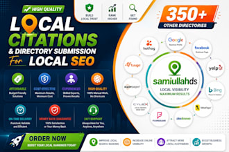 build USA local citations for google maps and local SEO