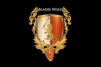design, luxury, heraldic, vintage, family crest logo