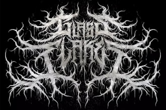 design a metal logo for cd artwork