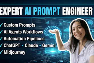 ai prompt engineer for chatgpt , gemini, copilot, claude, meta ai
