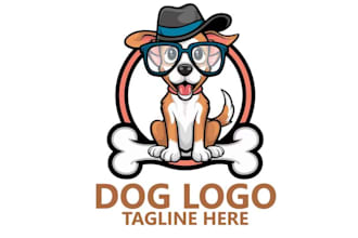 design high quality dog mascot logo with fastest delivery