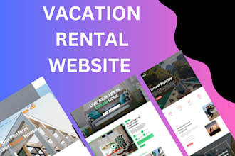 property management website, vacation rental booking