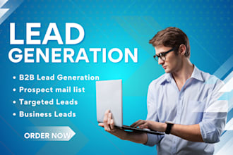 do b2b lead generation and build prospect email list