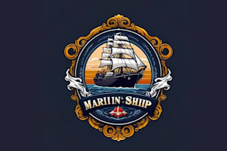 design high quality nautical mascot logo with express delivery