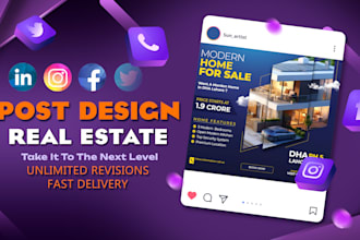 create instagram posts, facebook posts, social media graphics, and web banner