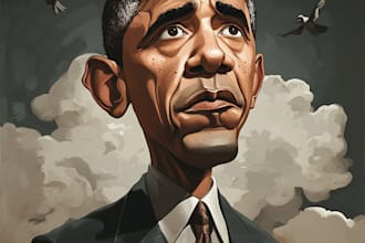 create a political cartoon or editorial illustration