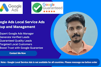 create and manage google local service ad campaigns