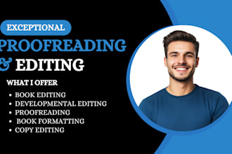 do copy editing, ebook proofreading, and formatting