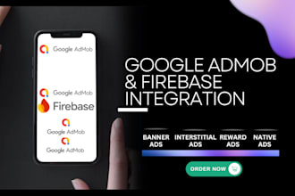 integrate firebase,google admob, analytics