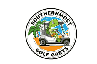 design high quality golf mascot logo with unlimited revision
