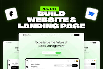 build webflow website design, framer website, framer landing page