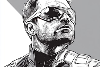 draw you a superhero character