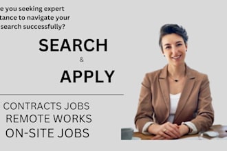 search and apply for jobs, remote, contract jobs