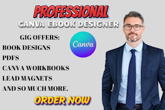 design ebook designs, pdf, worksheet and templates on canva