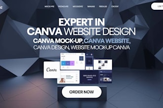 design services for canva templates, websites, landing page and ebook