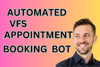develop vfs appointment bot booking bot vfs bot vfs tls bls bot online booking