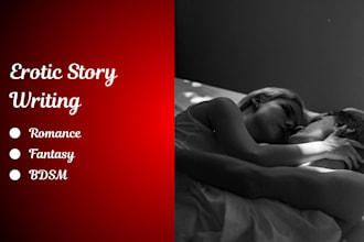 write erotic story, romance ghostwriter erotic fantasy