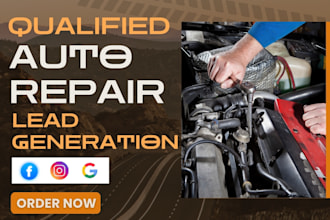 generate exclusive auto repair leads car dealership leads auto detailing website
