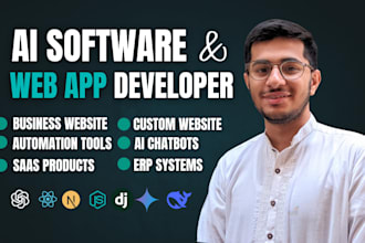 ai website ai saas ai automation engineer ai software developer ai integration