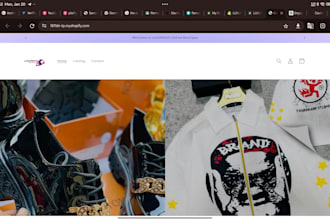 create an ecommerce store for you using shopify