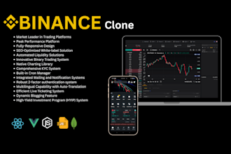 create binance clone crypto trading platform