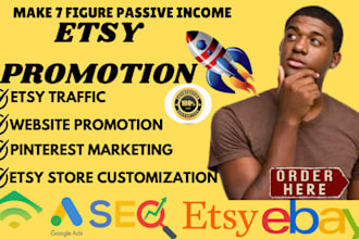 do etsy promotion, etsy sales, etsy shop promotion, to boost etsy traffic, seo,