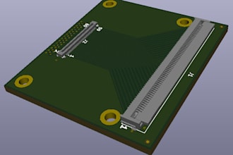 do custom pcb layout and schematic design using kicad, altium, eagle or easyeda
