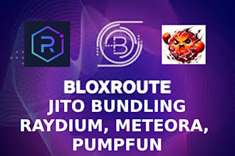 do bloxroute jito bundling raydium pumpfun work