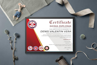 design certificate , diploma or award certifcate in 10 hours